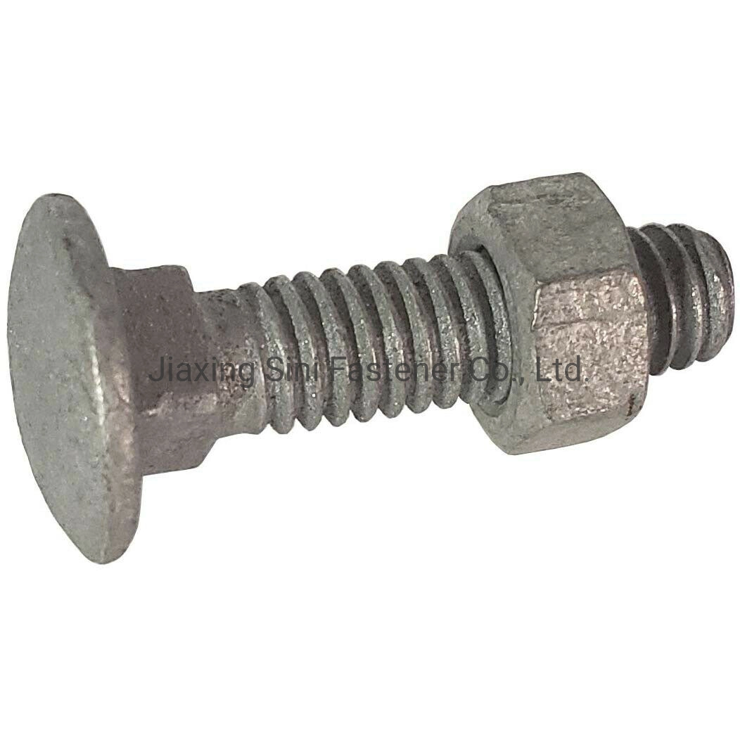 M6-M12 Saucer-Head Bolt DIN 603 Round Head Carriage Bolt