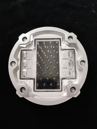 Goujon de route réfléchissant à LED solaire rond goujon de route étanche en aluminium à haute luminosité extérieur